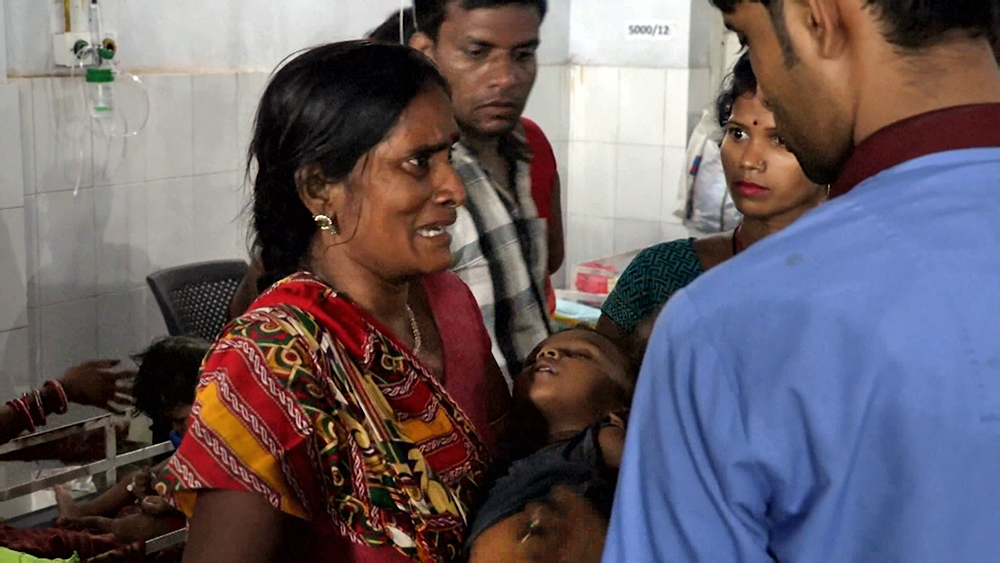 Дети в больнице в Индии
