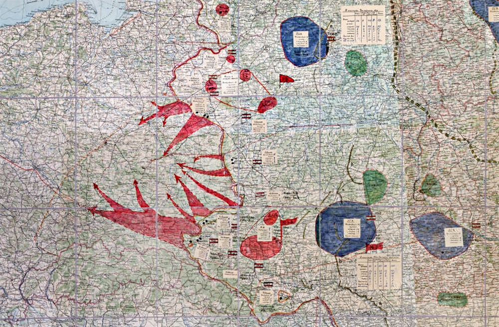 Схема стратегического развертывания вооруженных сил СССР на случай войны с Германией
