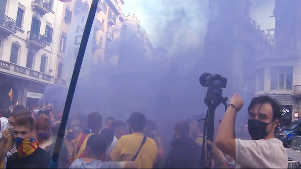 Протесты в Каталонии