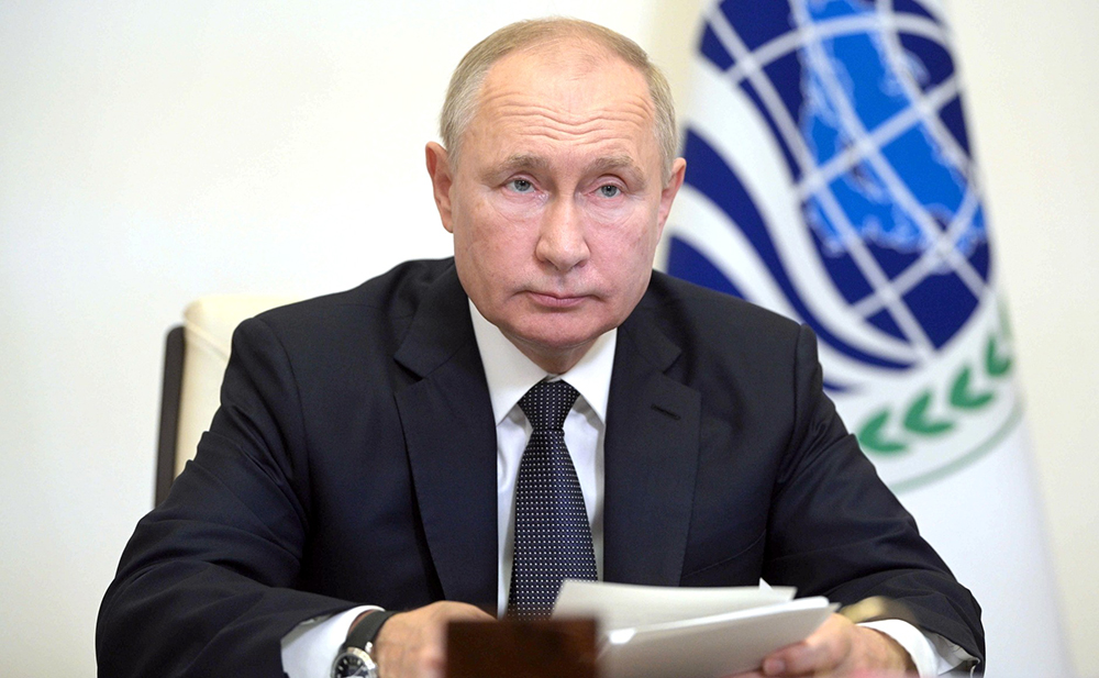 Владимир Путин на заседании Совета глав государств – членов ШОС