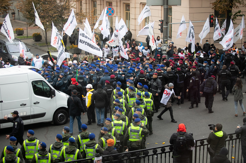 Митинги у Верховной рады в Киеве