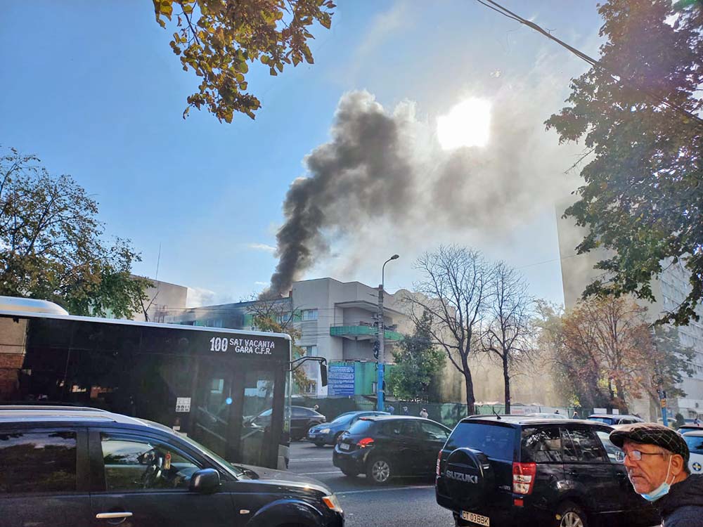 Пожар в больнице в Румынии