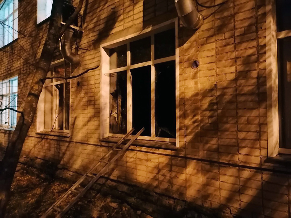 Последствия пожара в больнице в Кирове