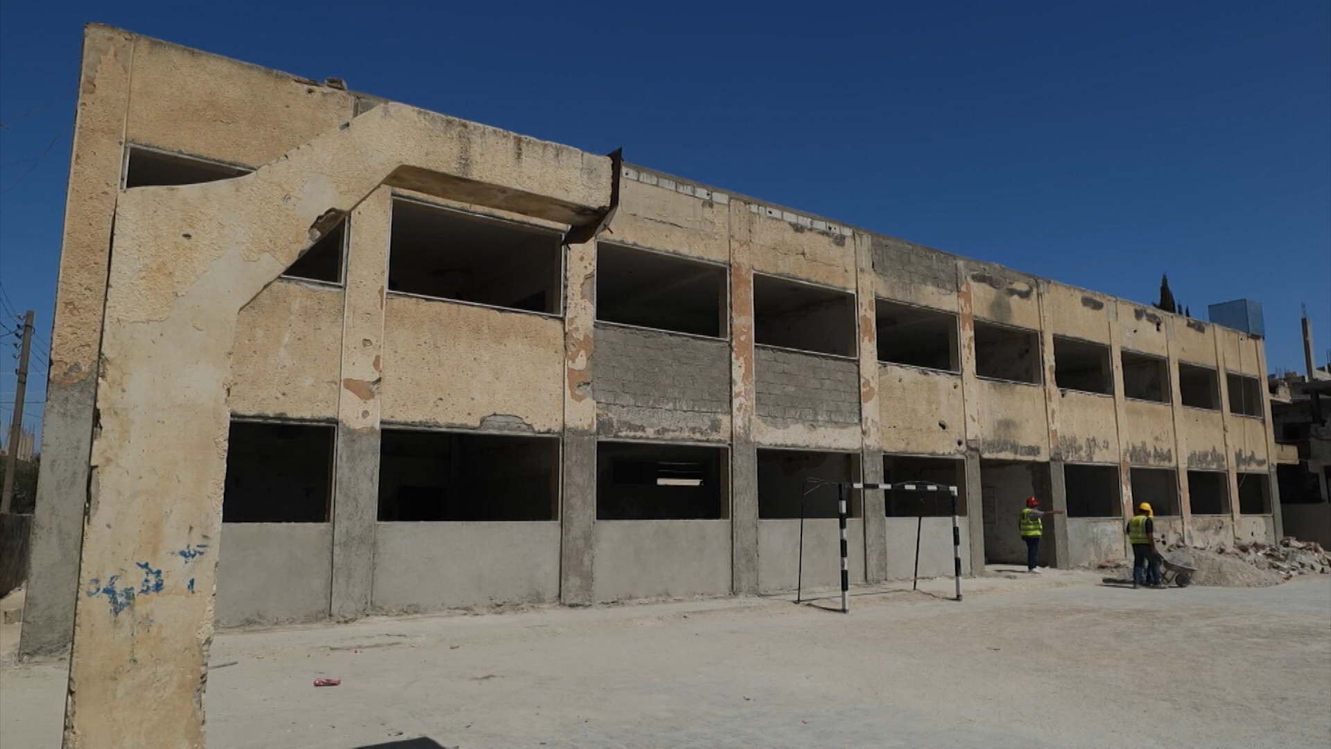 Строительство школы в Сирии