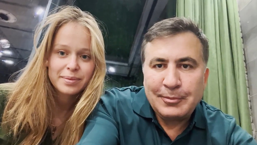 Михаил Саакашвили и Елизавета Ясько