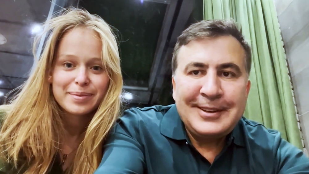 Михаил Саакашвили и Елизавета Ясько