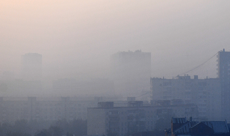 Карта смога в екатеринбурге сегодня