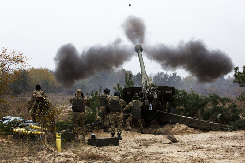 Украинская артиллерия 