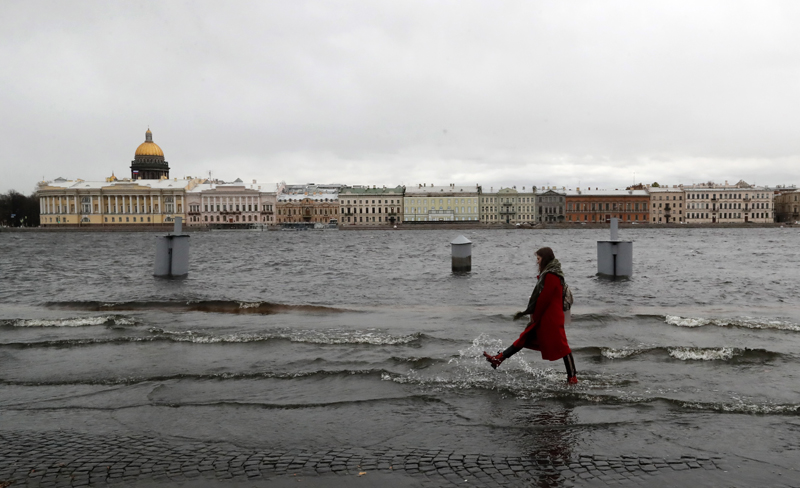 Штормовая погода в Санкт-Петербурге 