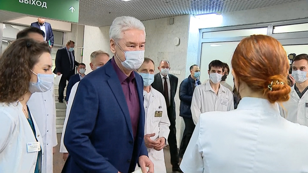 Сергей Собянин посетил больницу