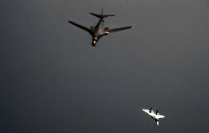 Сопровождение самолета НАТО над Черным морем