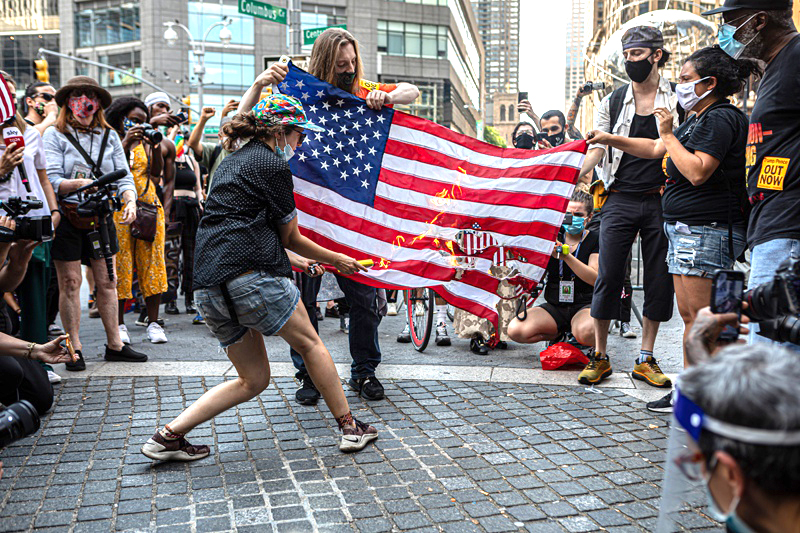 Протесты в США