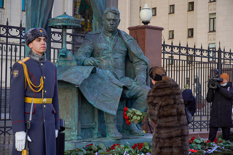 Открытие памятника маршалу Советского Союза Александру Василевскому