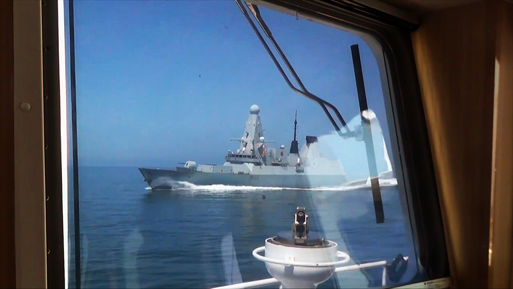 Корабль НАТО в Черном море