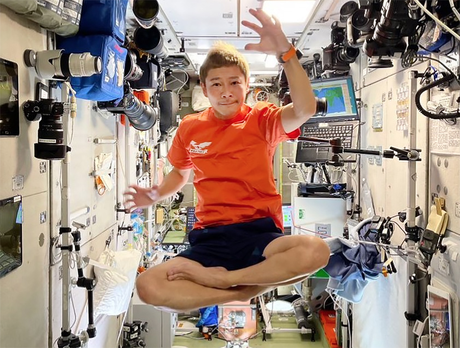Японский космический турист Юсаку Маэзава