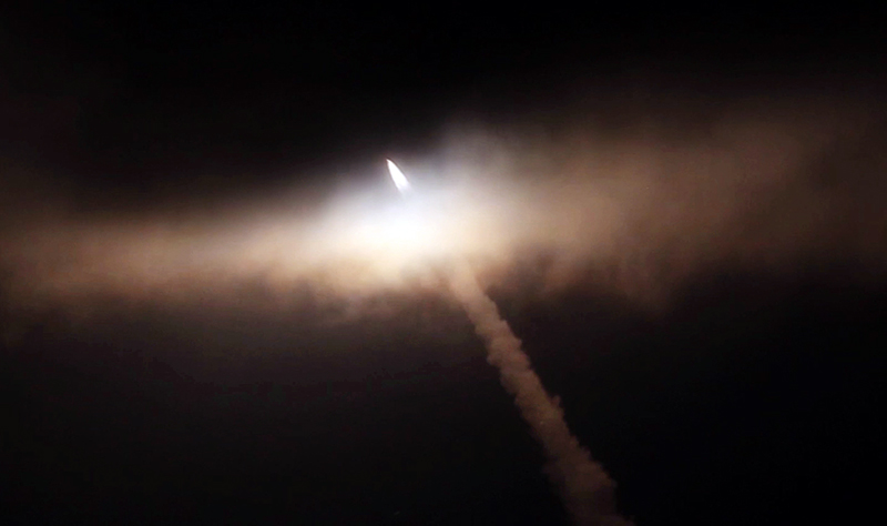 Запуск гиперзвуковой ракеты "Циркон"