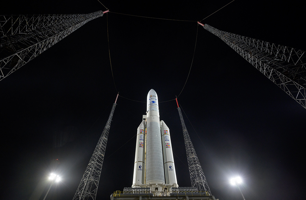 Ракета Arianespace Ariane 5 на стартовой площадке