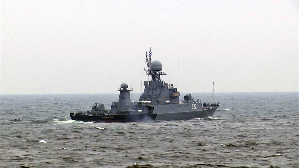 Корвет "Сообразительный" Балтийского флота  