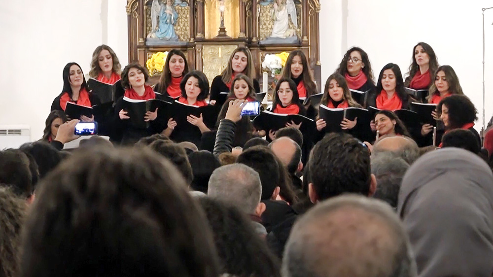 Концерт в храме в Дамаске