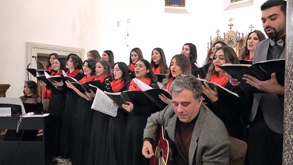 Концерт в храме в Дамаске