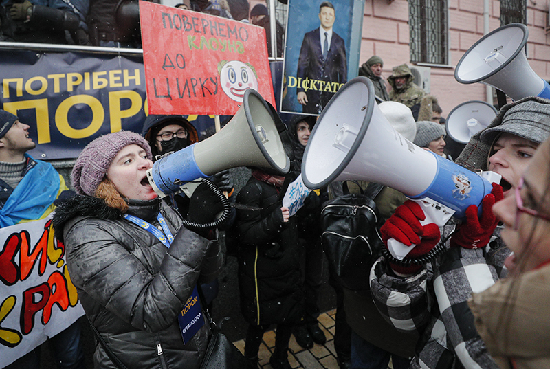 Сторонники Петра Порошенко