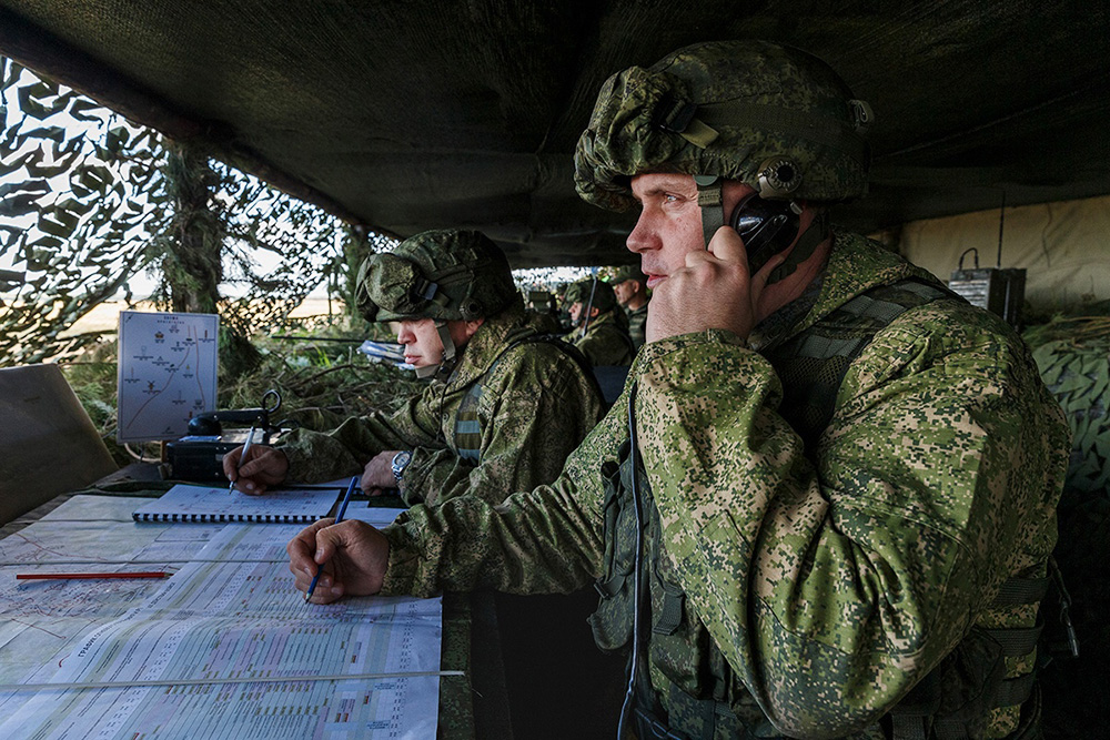 Военнослужащие армии России