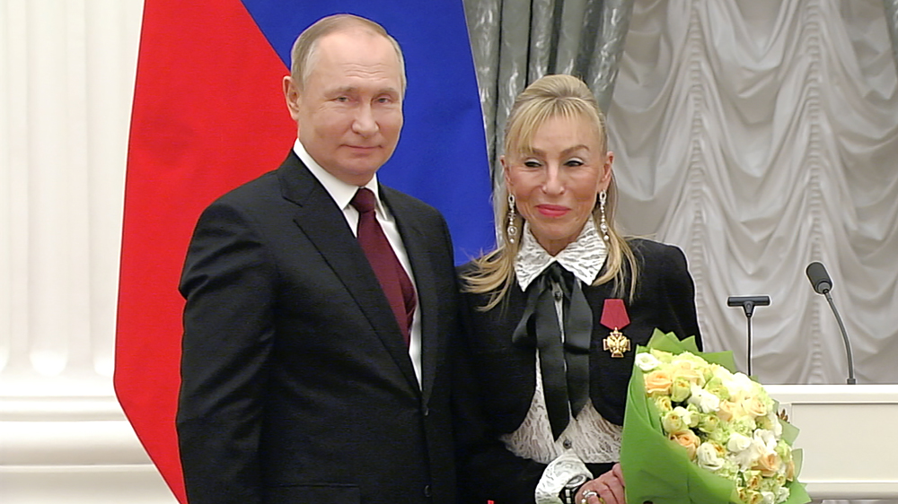 Владимир Путин и Антонина Летковская