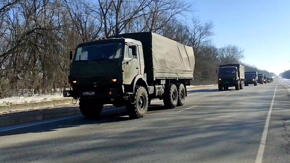 Передислокация военной техники армии России