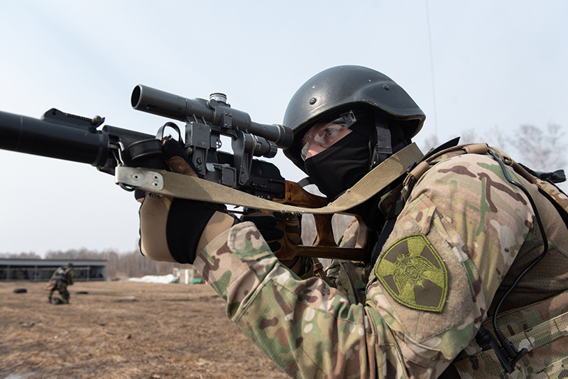 Боец Росгвардии 