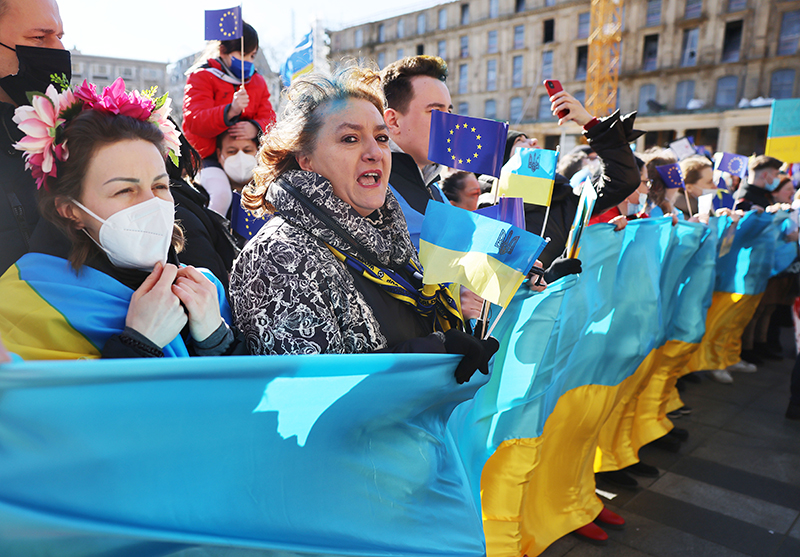 Митинг в Германии