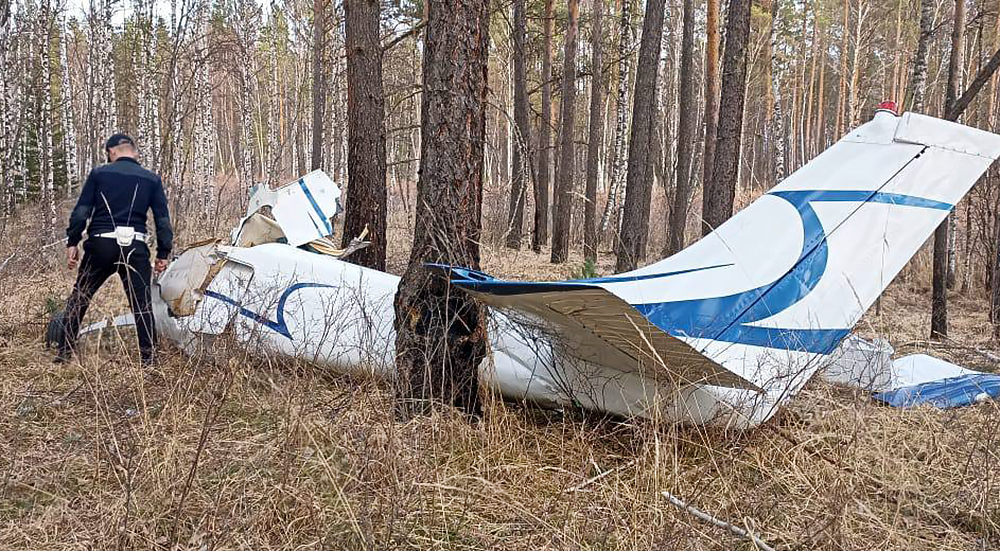 В Красноярском крае упал самолёт Cessna с двумя священниками на борту