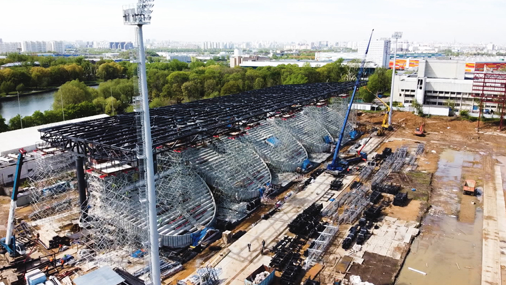 Реконструкция стадиона москвич