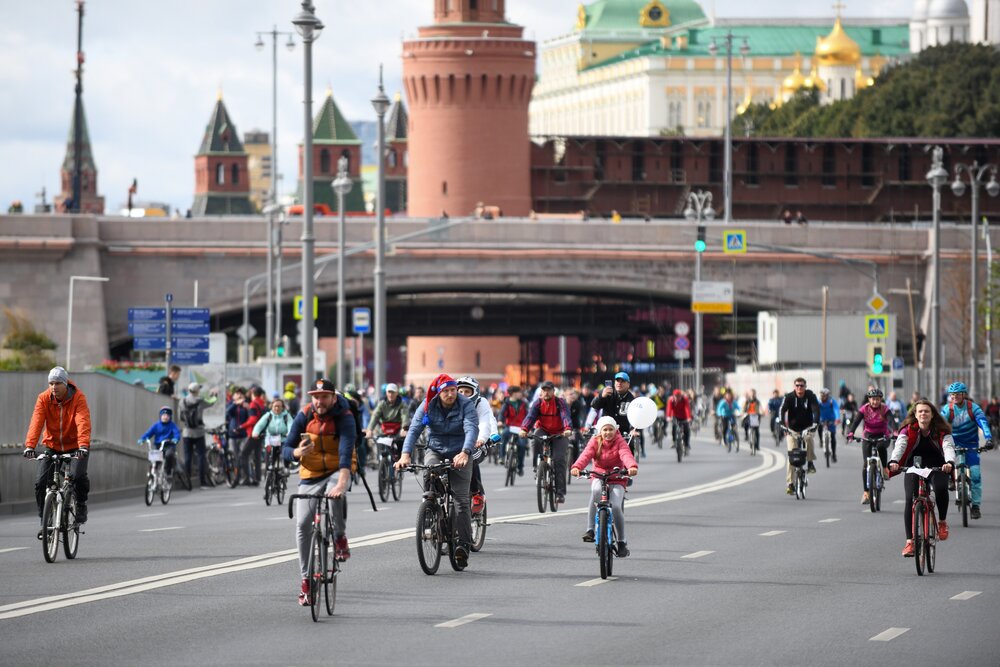 Велофестиваль в москве фото