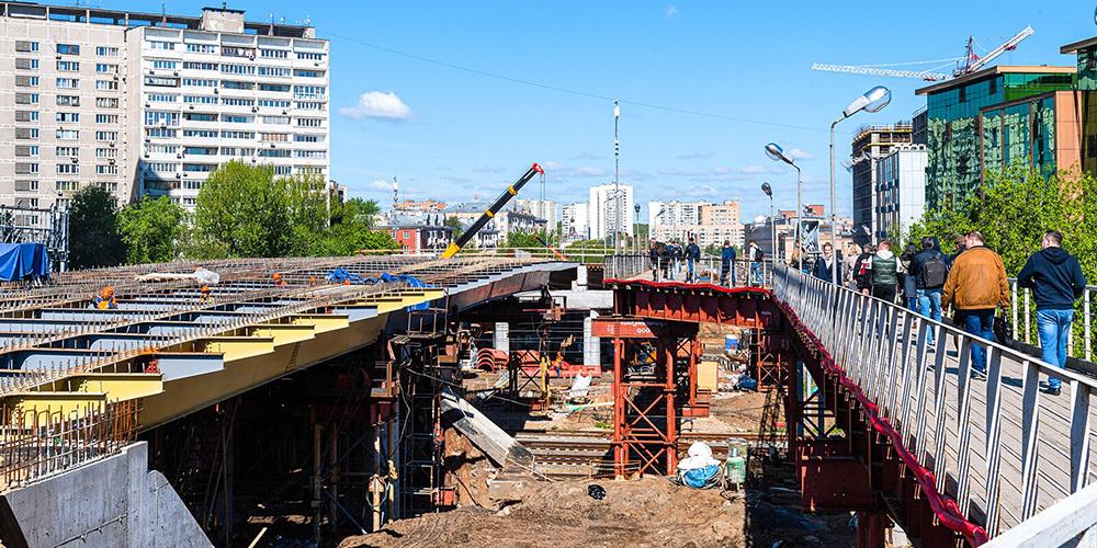 Строительство моста на кутузовском проспекте