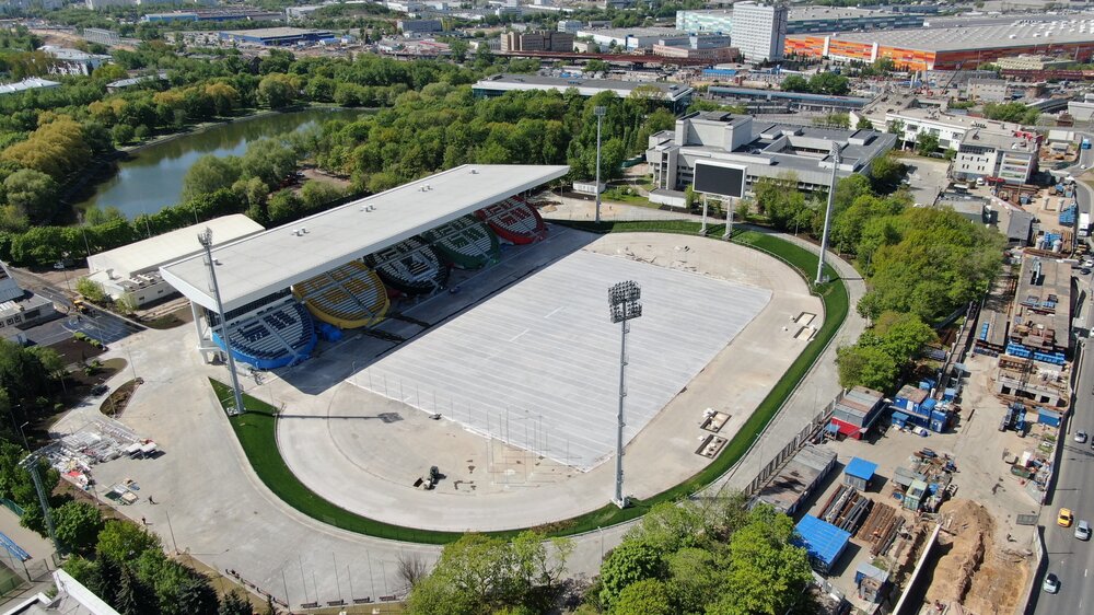 Стадион москвич фото после реконструкции