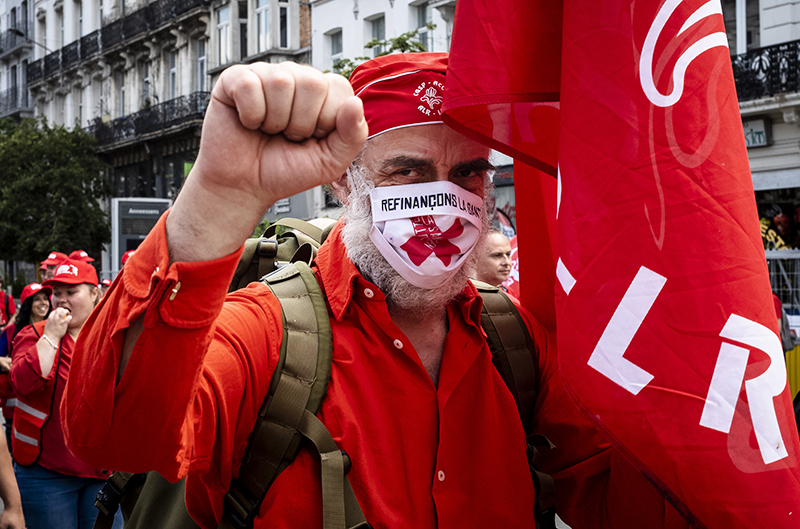 Митинг в Брюсселе