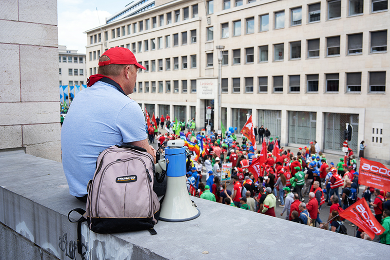 Митинг в Брюсселе