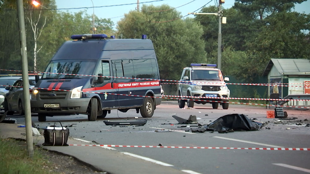 Место убийства Дарьи Дугиной