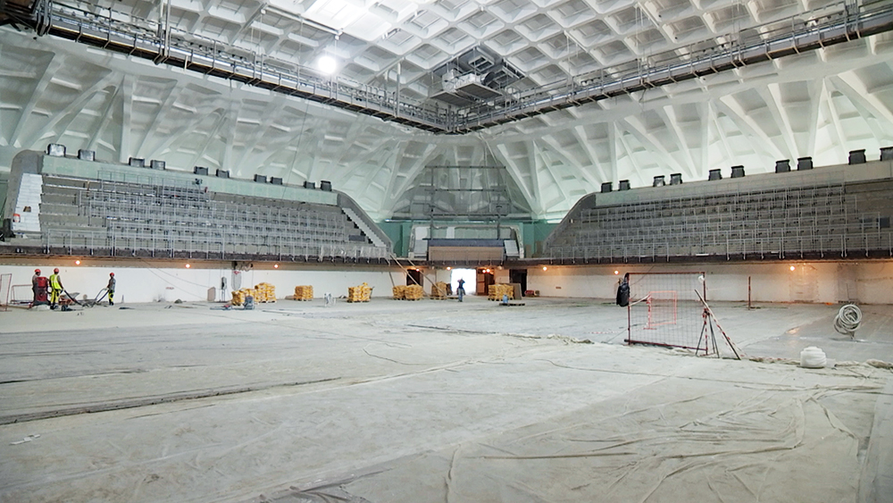 В Лужниках завершается реконструкция спортивной арены "Дружба ...
