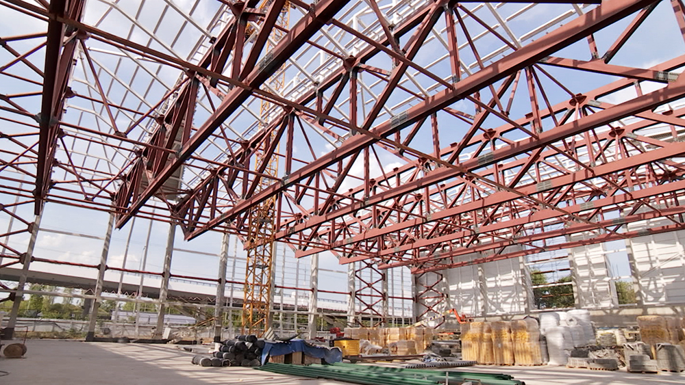 В Лужниках завершается реконструкция спортивной арены "Дружба ...