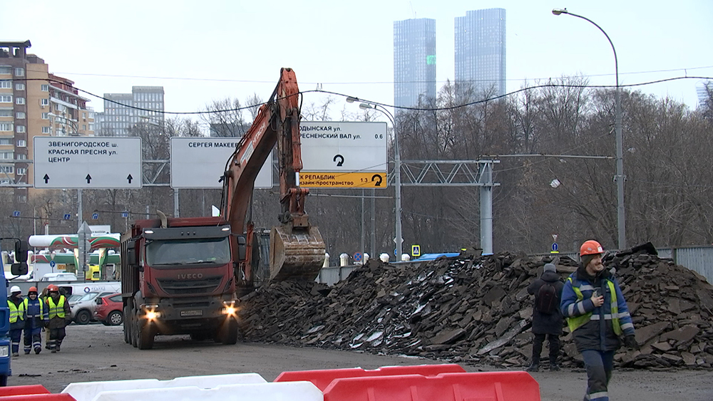 Начался капитальный ремонт Краснопресненского путепровода :: Новости ...