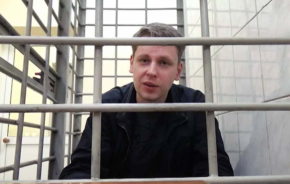 Никита Лебедев в суде
