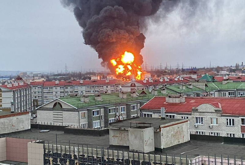 Взрыв на Украине 