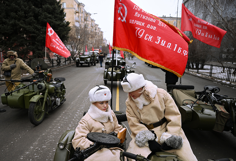 Парад в честь 80-летия победы в Сталинградской битве 
