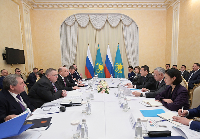 Рабочий визит премьер-министра Михаила Мишустина в Казахстан