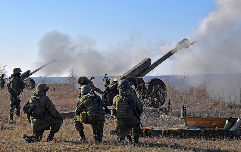 Боевая работа расчетов гаубиц Д-30 в зоне СВО