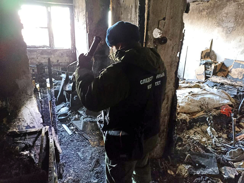 Последствия пожара в отеле в Москве