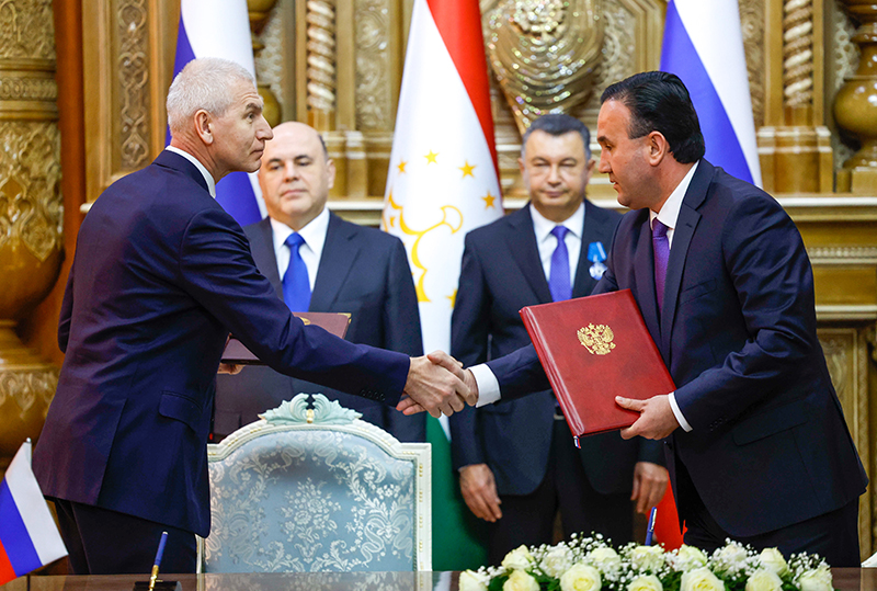 Рабочий визит премьер-министра России Мишустина в Таджикистан