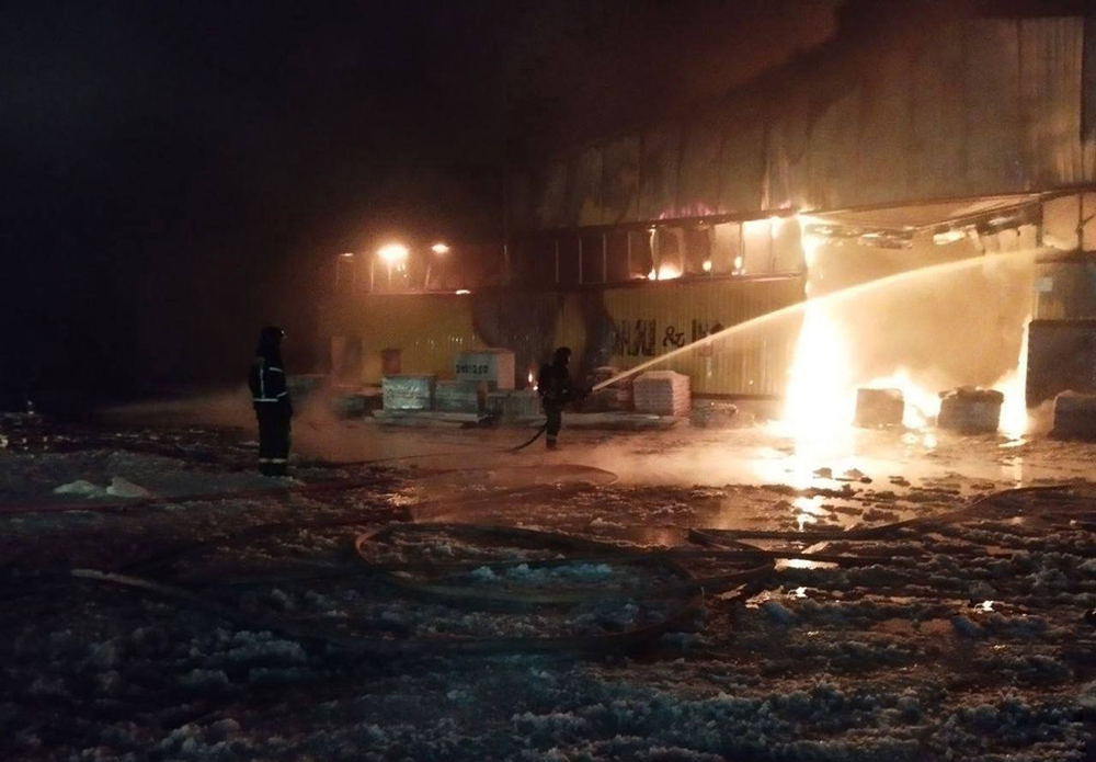 Пожар в Одинцове