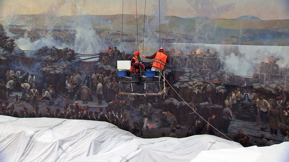 Реставрация панорамы "Оборона Севастополя 1854-1855 гг."  